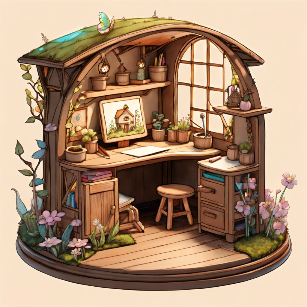 20 Magical Fairy Garden Drawing Ideas – Aesthetic Drawing