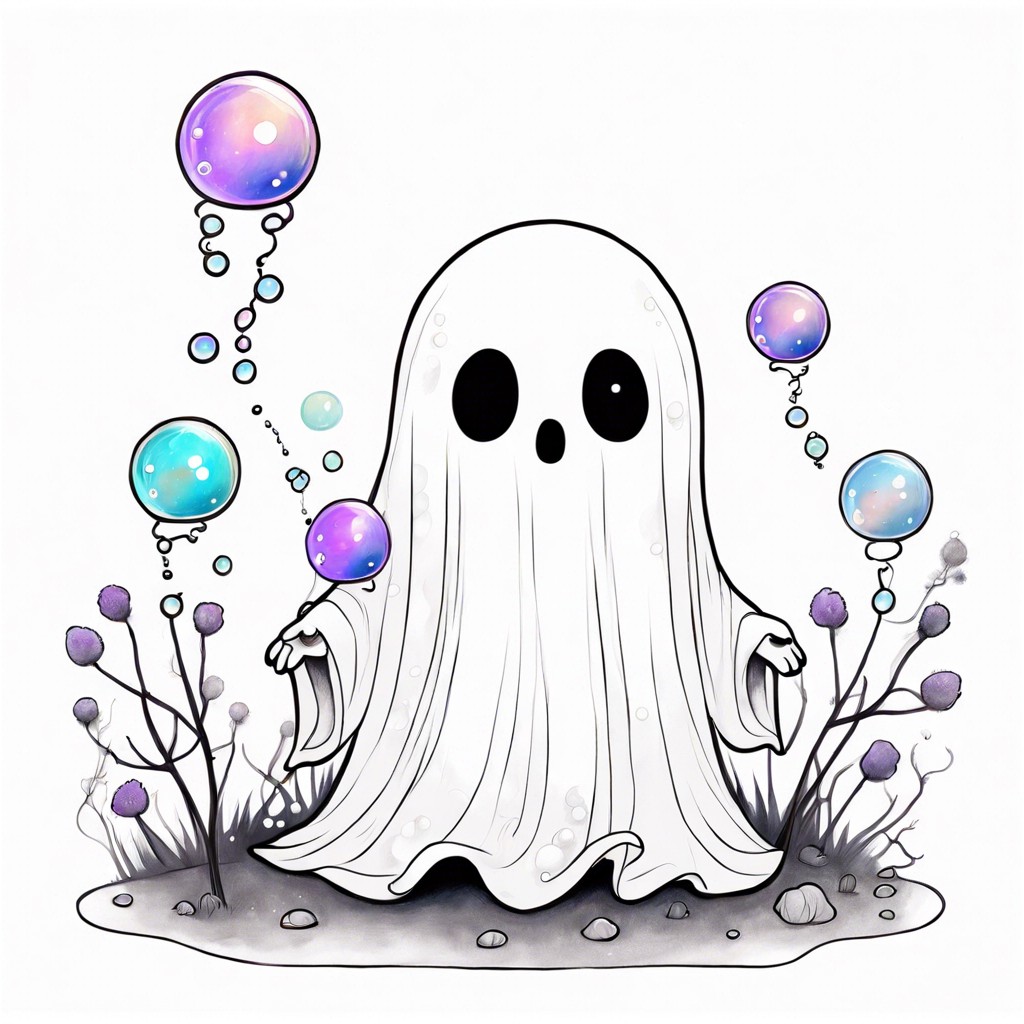 20 Cute Ghost Art Ideas to Spook Up Your Creativity – Aesthetic Drawing